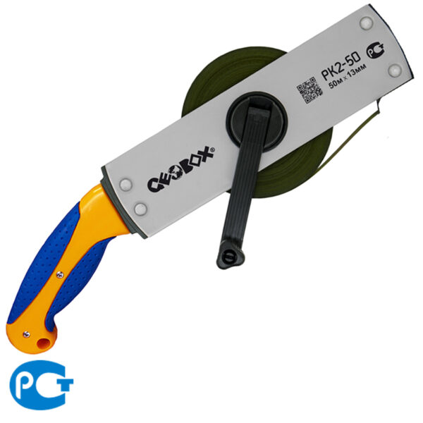 РК2-50 на сайт реестр Рулетка геодезическая Geobox РК2-50, 50 м, 2 класс